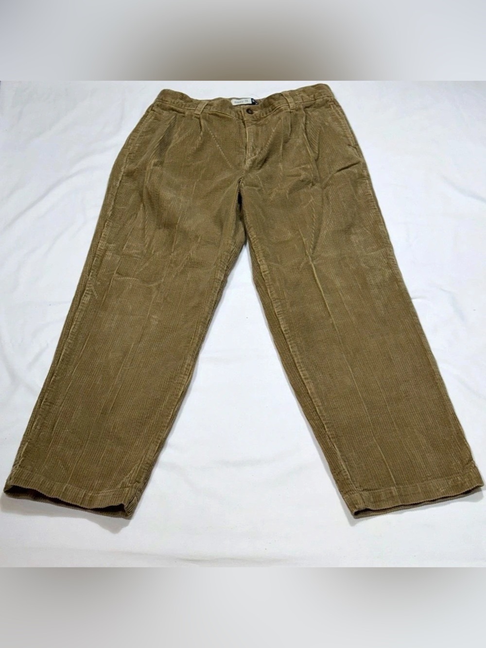 Gap Kids Boys 16 Husky Brown Corduroy Easy Fit Pants Straight Leg  Y024